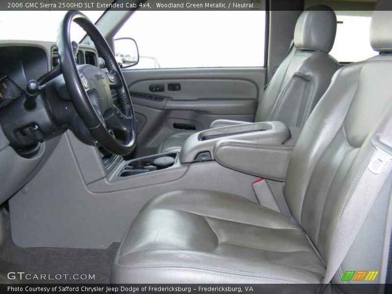 Woodland Green Metallic / Neutral 2006 GMC Sierra 2500HD SLT Extended Cab 4x4