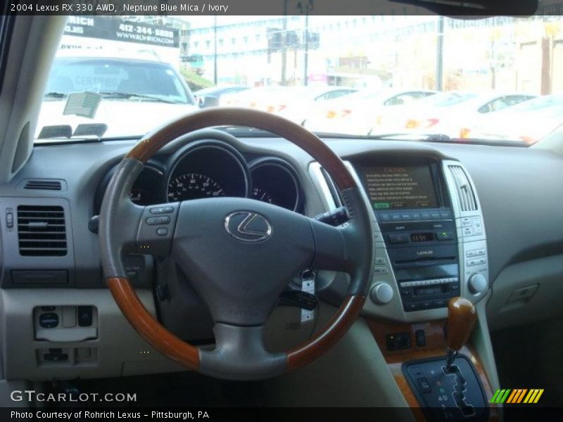 Neptune Blue Mica / Ivory 2004 Lexus RX 330 AWD
