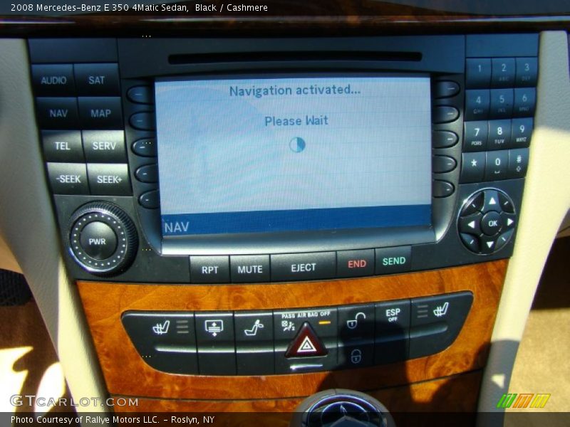 Black / Cashmere 2008 Mercedes-Benz E 350 4Matic Sedan