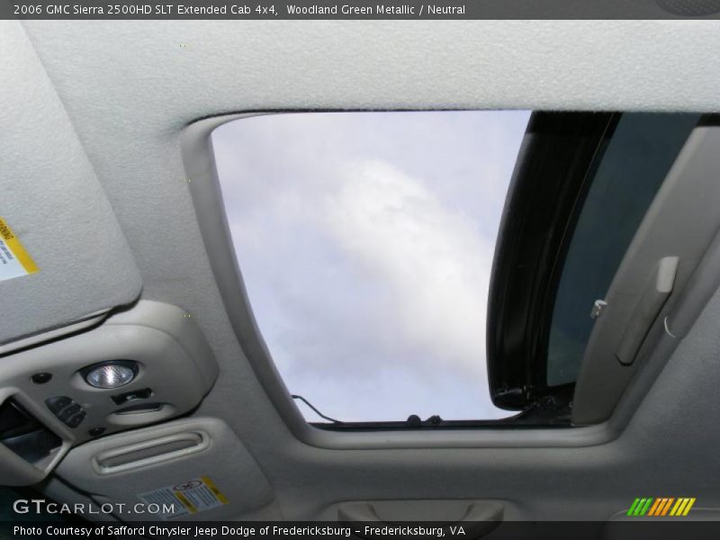 Woodland Green Metallic / Neutral 2006 GMC Sierra 2500HD SLT Extended Cab 4x4