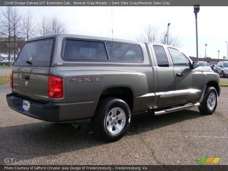 Mineral Gray Metallic / Dark Slate Gray/Medium Slate Gray 2008 Dodge Dakota SXT Extended Cab