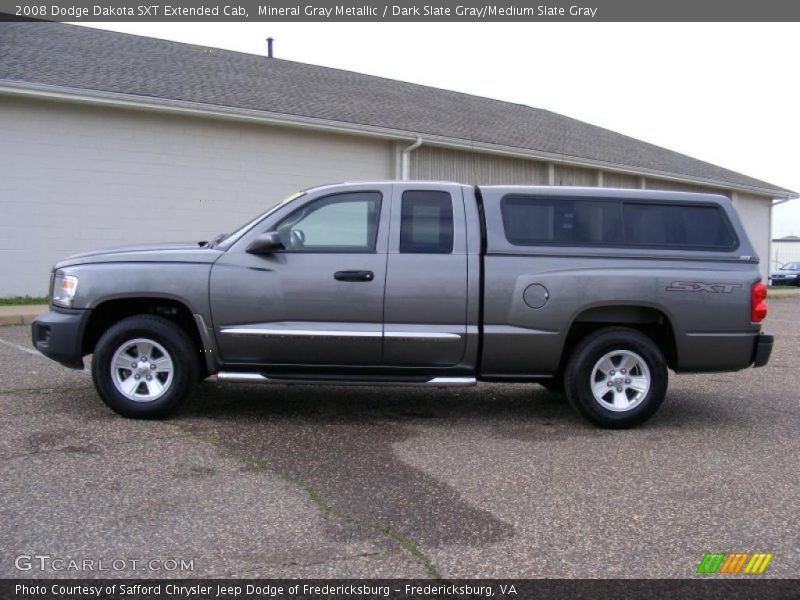 Mineral Gray Metallic / Dark Slate Gray/Medium Slate Gray 2008 Dodge Dakota SXT Extended Cab