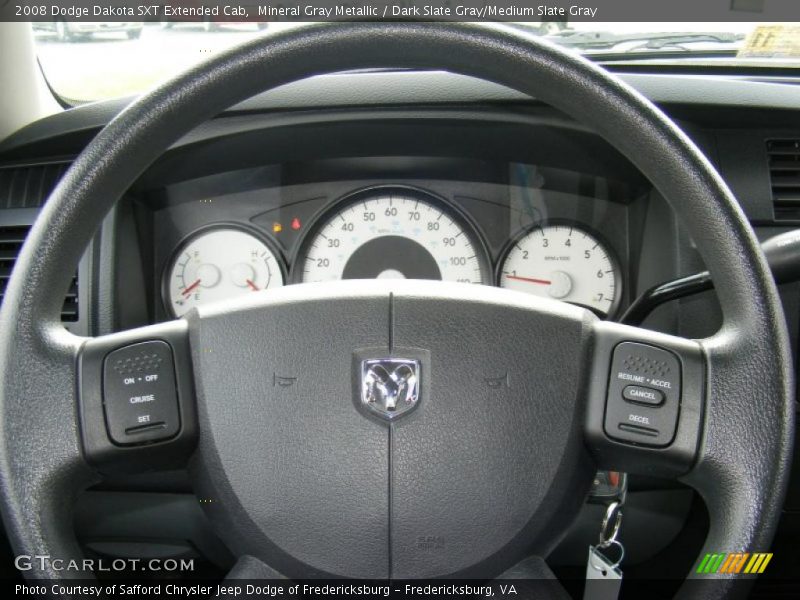 Mineral Gray Metallic / Dark Slate Gray/Medium Slate Gray 2008 Dodge Dakota SXT Extended Cab