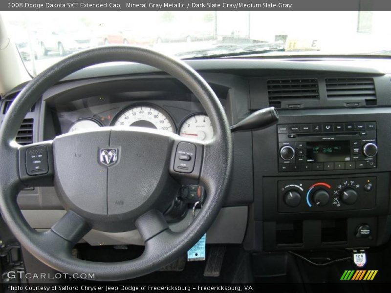 Mineral Gray Metallic / Dark Slate Gray/Medium Slate Gray 2008 Dodge Dakota SXT Extended Cab