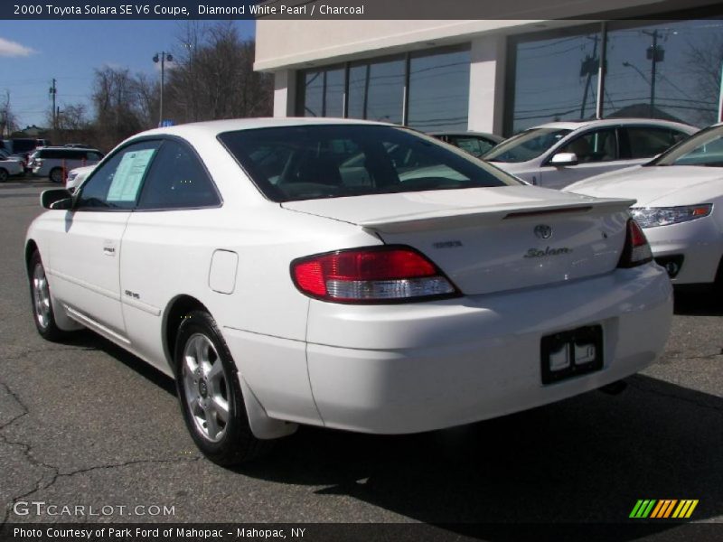 Diamond White Pearl / Charcoal 2000 Toyota Solara SE V6 Coupe