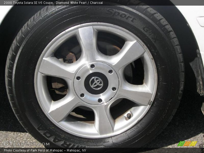 Diamond White Pearl / Charcoal 2000 Toyota Solara SE V6 Coupe