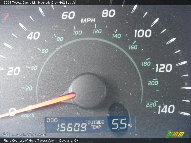 Magnetic Gray Metallic / Ash 2008 Toyota Camry LE