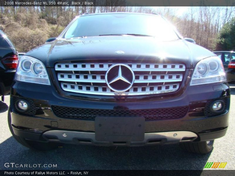 Black / Black 2008 Mercedes-Benz ML 350 4Matic