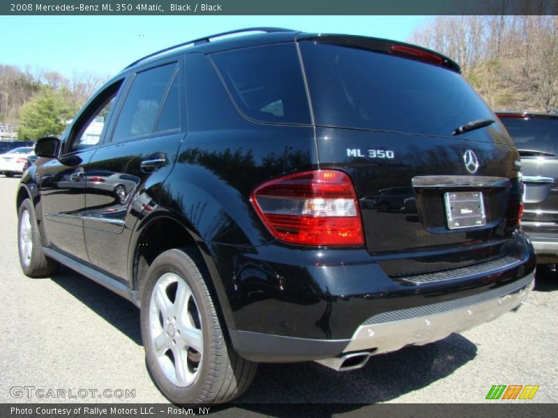 Black / Black 2008 Mercedes-Benz ML 350 4Matic