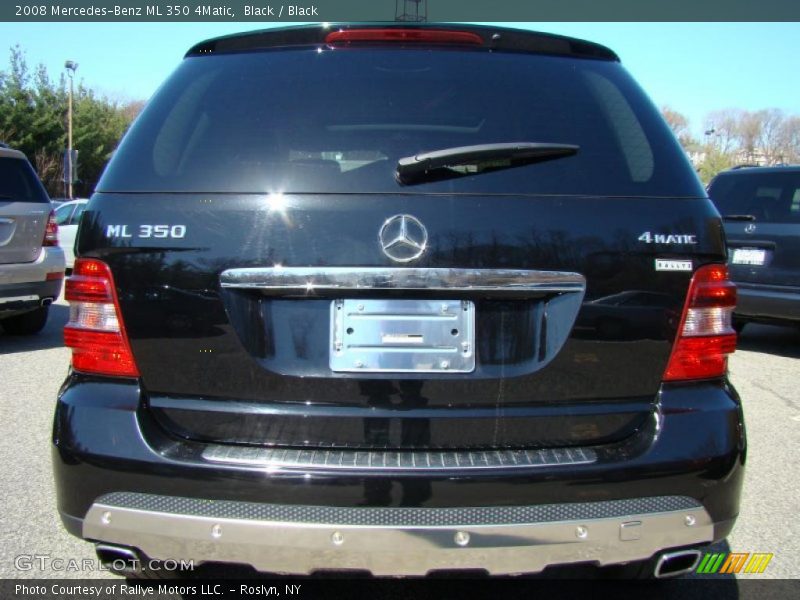 Black / Black 2008 Mercedes-Benz ML 350 4Matic