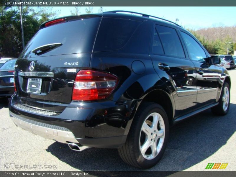 Black / Black 2008 Mercedes-Benz ML 350 4Matic