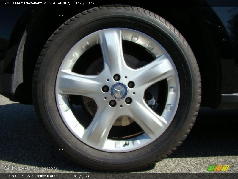 Black / Black 2008 Mercedes-Benz ML 350 4Matic
