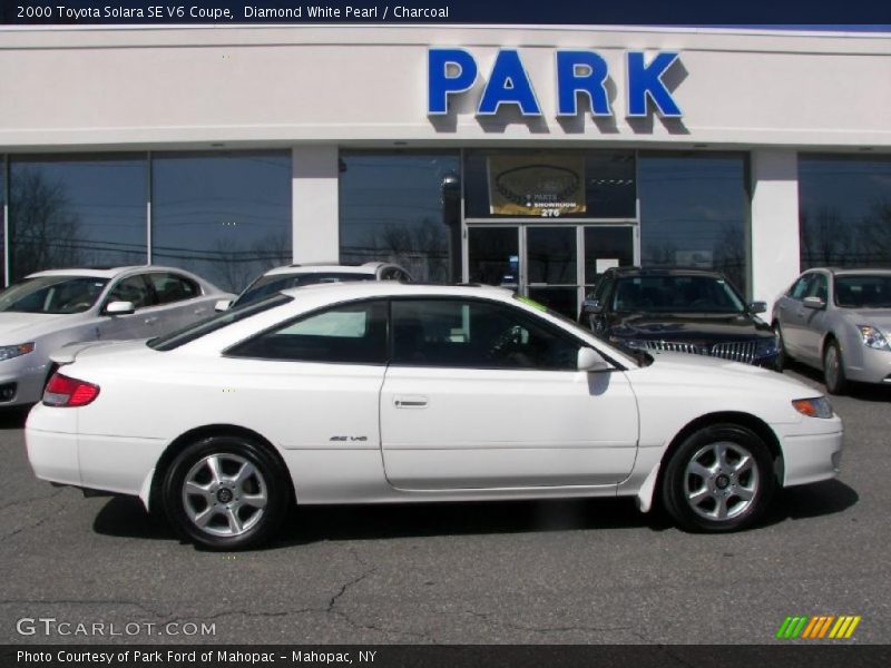 Diamond White Pearl / Charcoal 2000 Toyota Solara SE V6 Coupe