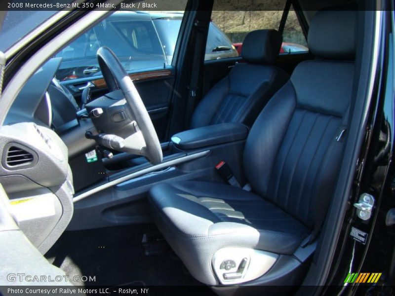 Black / Black 2008 Mercedes-Benz ML 350 4Matic