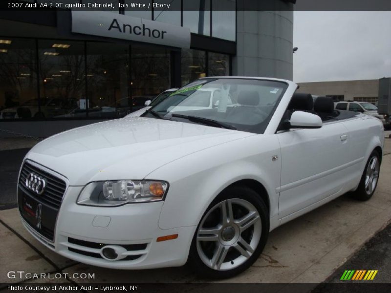 Ibis White / Ebony 2007 Audi A4 2.0T quattro Cabriolet