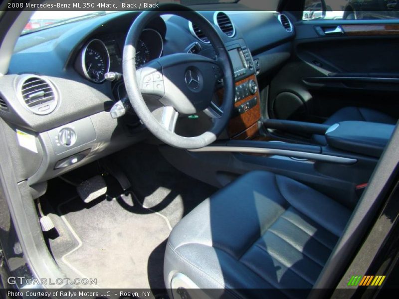 Black / Black 2008 Mercedes-Benz ML 350 4Matic