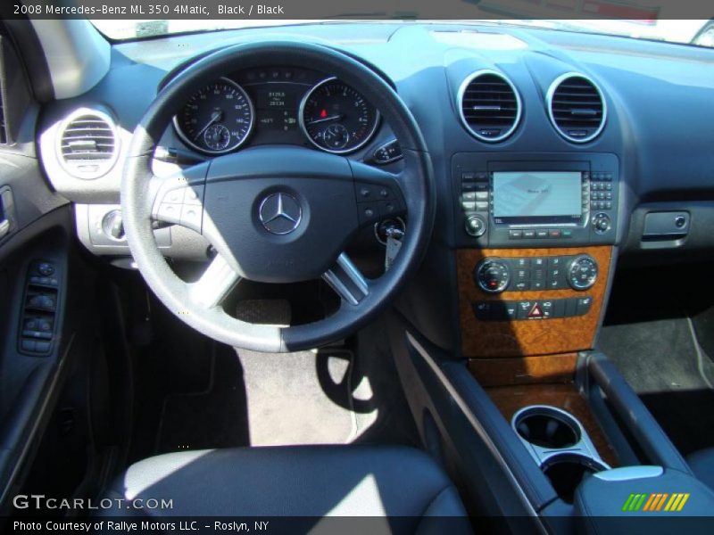 Black / Black 2008 Mercedes-Benz ML 350 4Matic