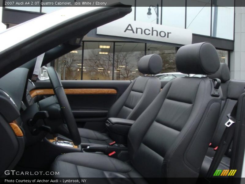Ibis White / Ebony 2007 Audi A4 2.0T quattro Cabriolet