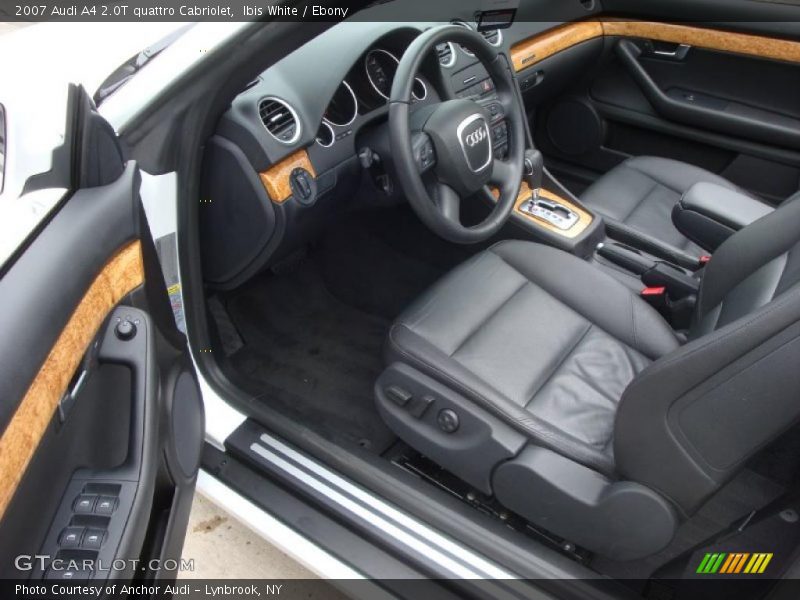 Ibis White / Ebony 2007 Audi A4 2.0T quattro Cabriolet