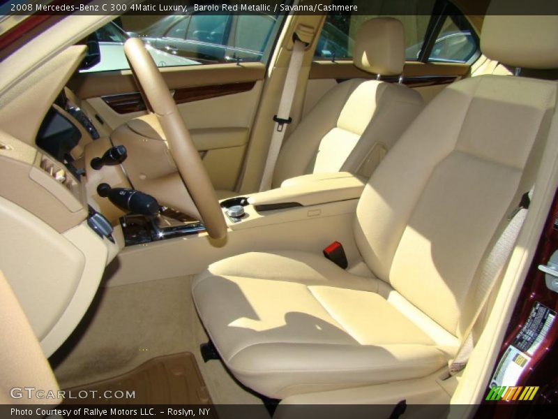 Barolo Red Metallic / Savanna/Cashmere 2008 Mercedes-Benz C 300 4Matic Luxury