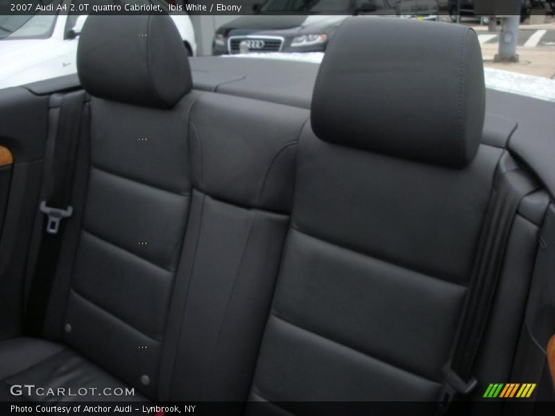 Ibis White / Ebony 2007 Audi A4 2.0T quattro Cabriolet