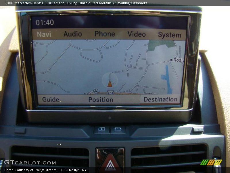 Barolo Red Metallic / Savanna/Cashmere 2008 Mercedes-Benz C 300 4Matic Luxury
