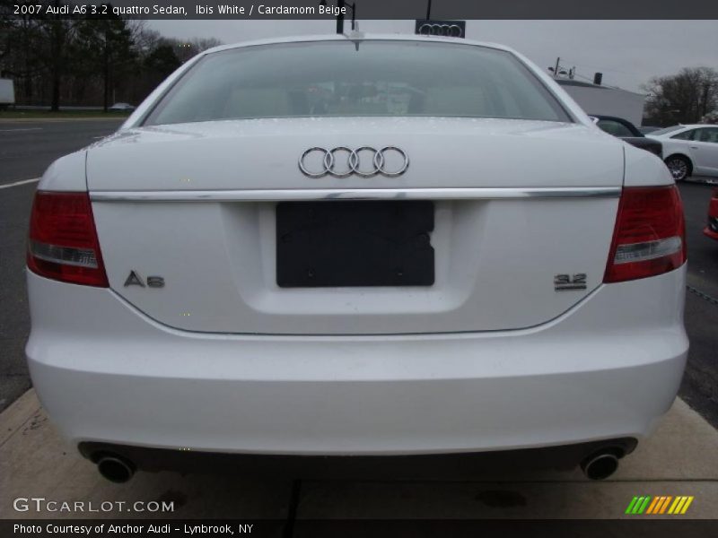 Ibis White / Cardamom Beige 2007 Audi A6 3.2 quattro Sedan