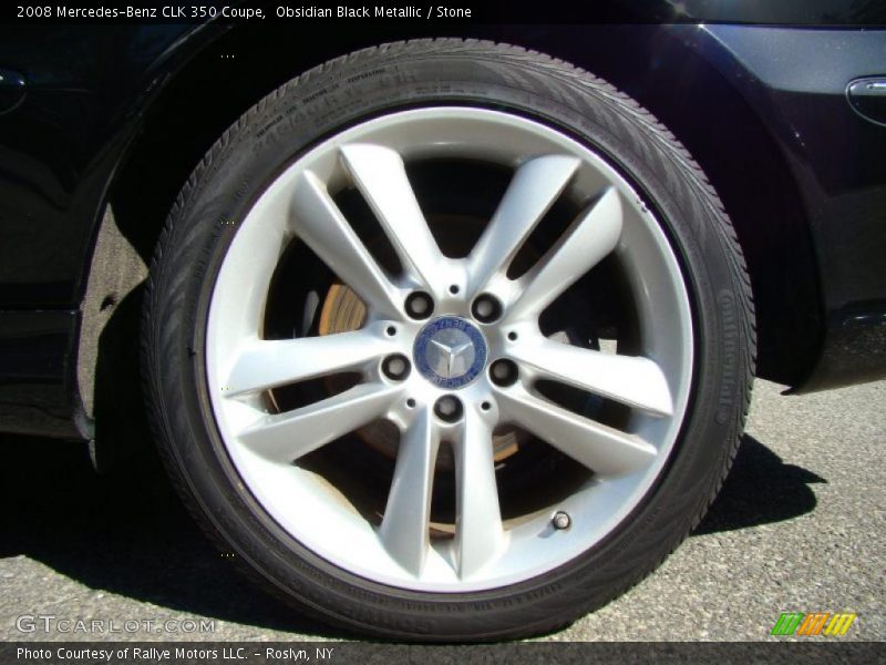Obsidian Black Metallic / Stone 2008 Mercedes-Benz CLK 350 Coupe