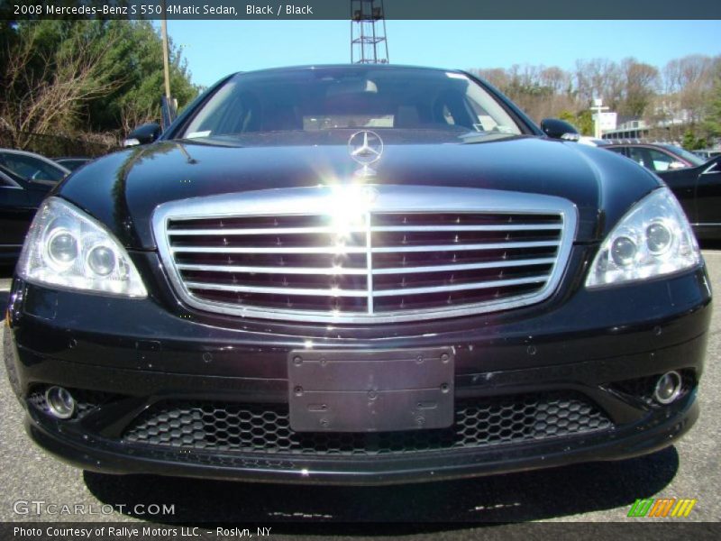 Black / Black 2008 Mercedes-Benz S 550 4Matic Sedan