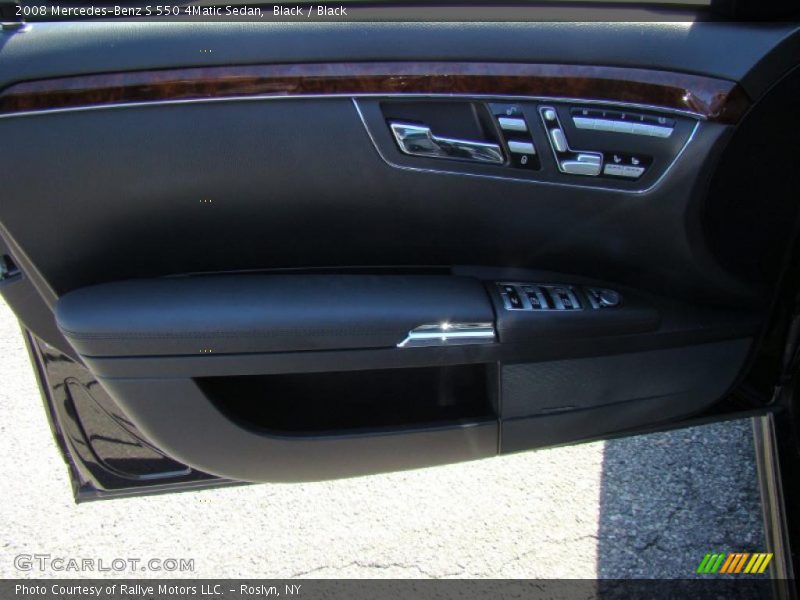 Black / Black 2008 Mercedes-Benz S 550 4Matic Sedan