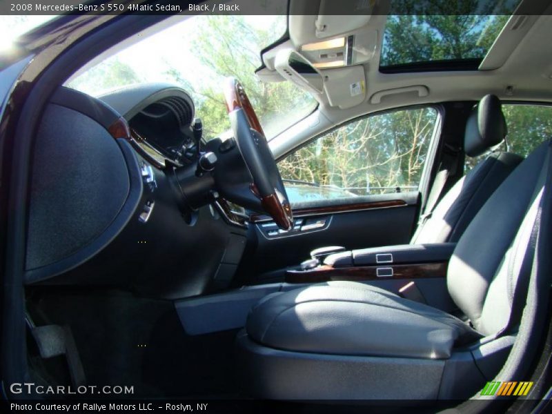 Black / Black 2008 Mercedes-Benz S 550 4Matic Sedan