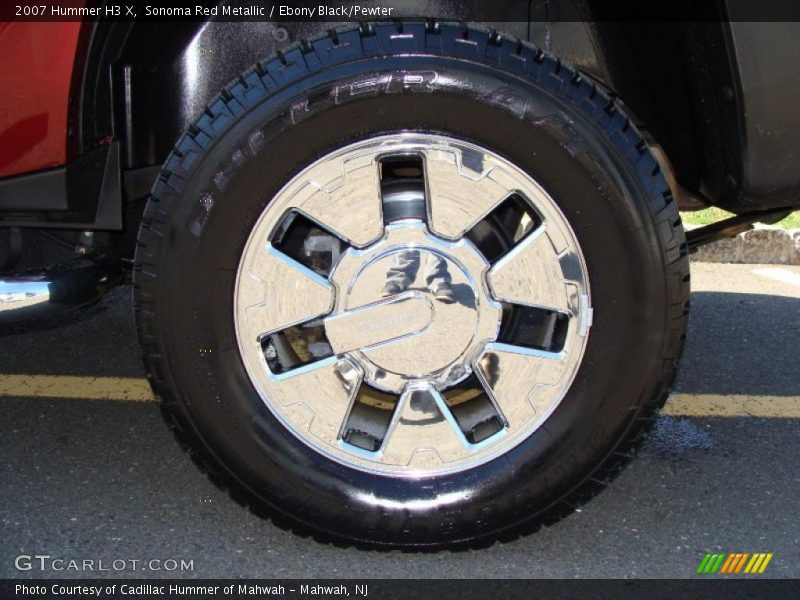 Sonoma Red Metallic / Ebony Black/Pewter 2007 Hummer H3 X