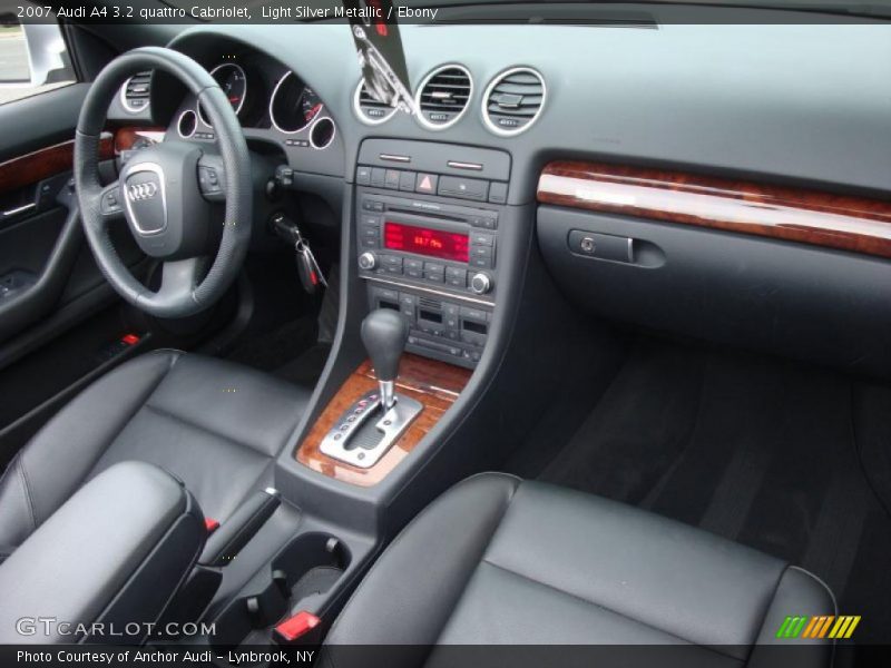 Light Silver Metallic / Ebony 2007 Audi A4 3.2 quattro Cabriolet