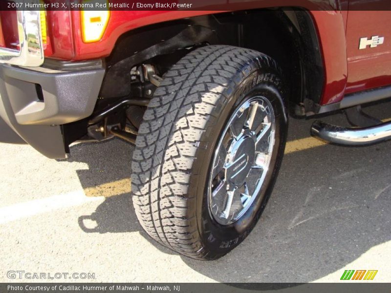 Sonoma Red Metallic / Ebony Black/Pewter 2007 Hummer H3 X