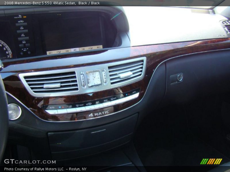 Black / Black 2008 Mercedes-Benz S 550 4Matic Sedan
