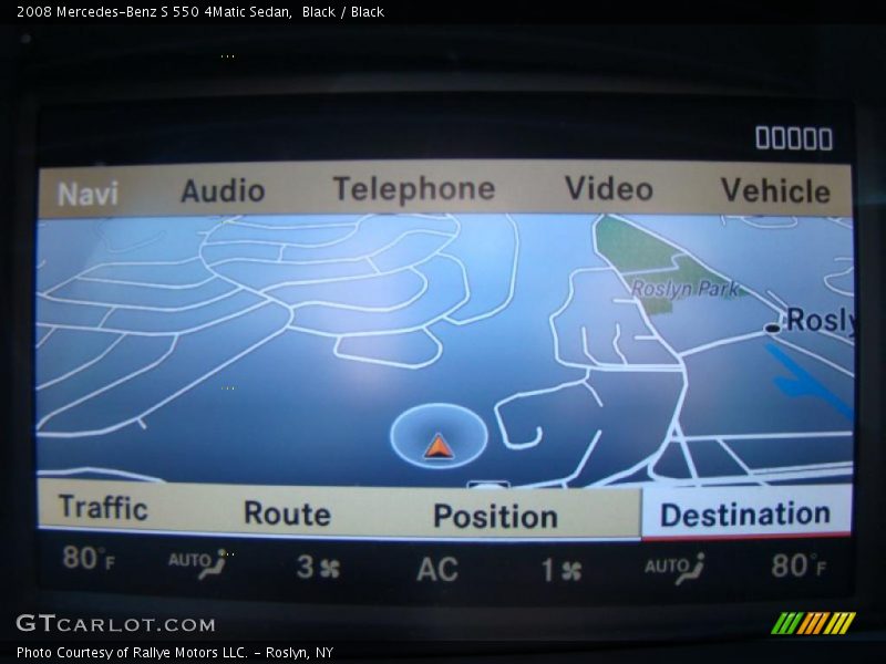 Black / Black 2008 Mercedes-Benz S 550 4Matic Sedan