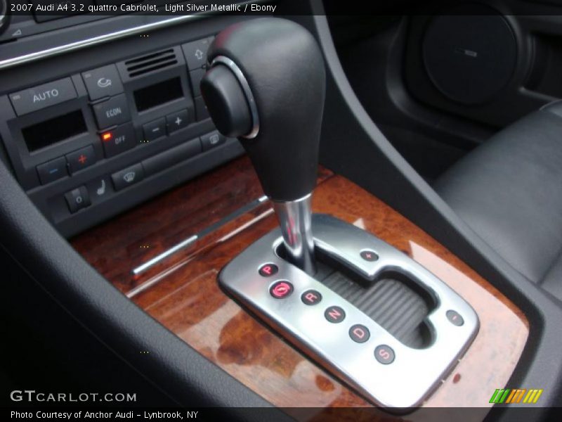 Light Silver Metallic / Ebony 2007 Audi A4 3.2 quattro Cabriolet