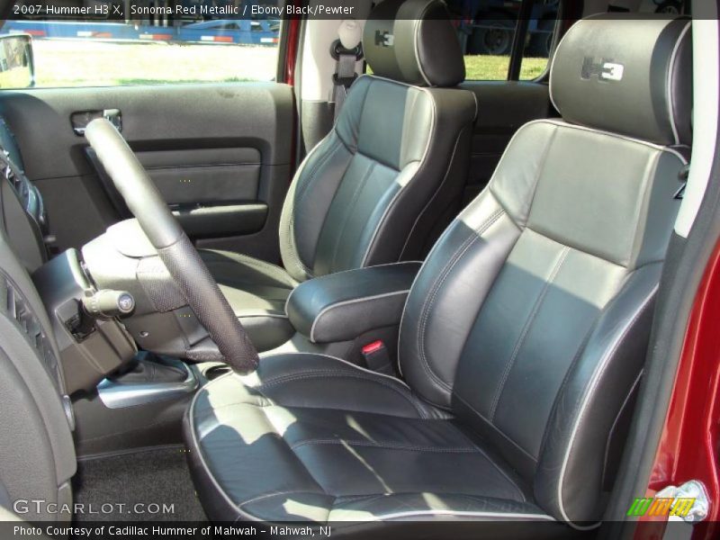 Sonoma Red Metallic / Ebony Black/Pewter 2007 Hummer H3 X