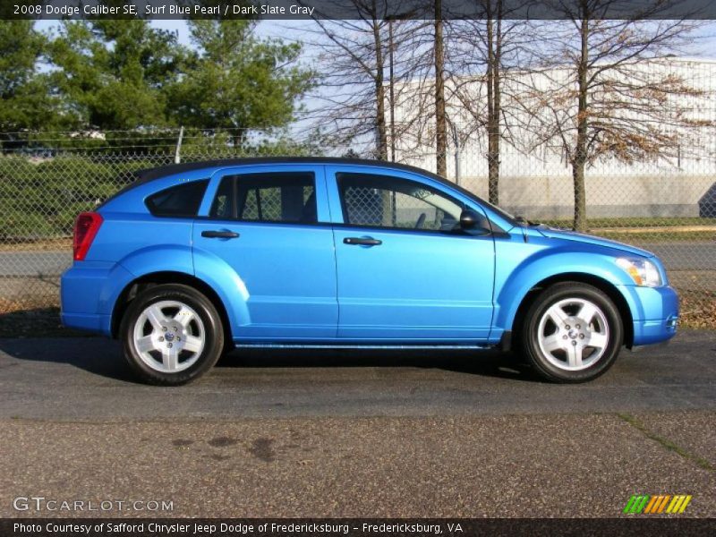 Surf Blue Pearl / Dark Slate Gray 2008 Dodge Caliber SE