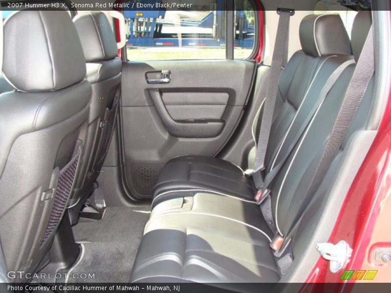 Sonoma Red Metallic / Ebony Black/Pewter 2007 Hummer H3 X