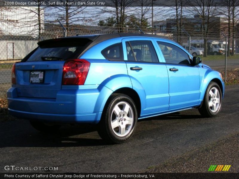 Surf Blue Pearl / Dark Slate Gray 2008 Dodge Caliber SE