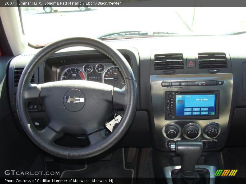 Sonoma Red Metallic / Ebony Black/Pewter 2007 Hummer H3 X