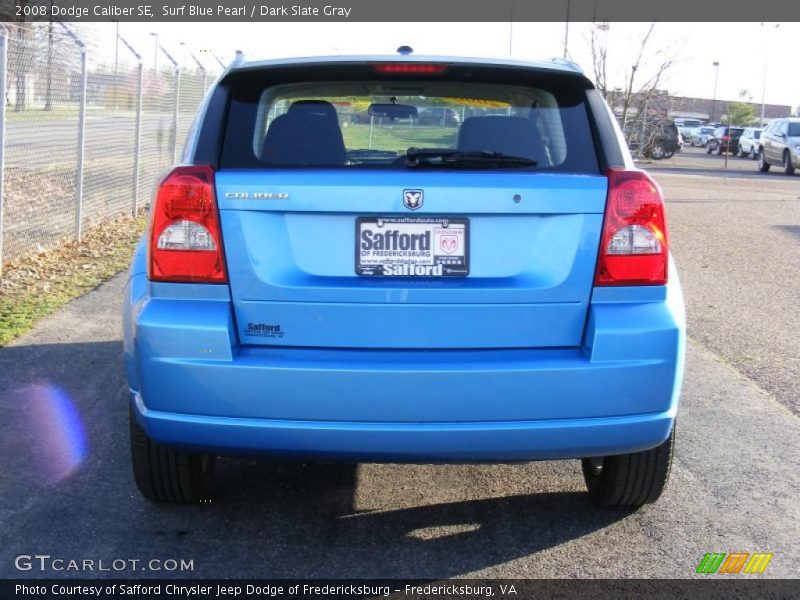 Surf Blue Pearl / Dark Slate Gray 2008 Dodge Caliber SE