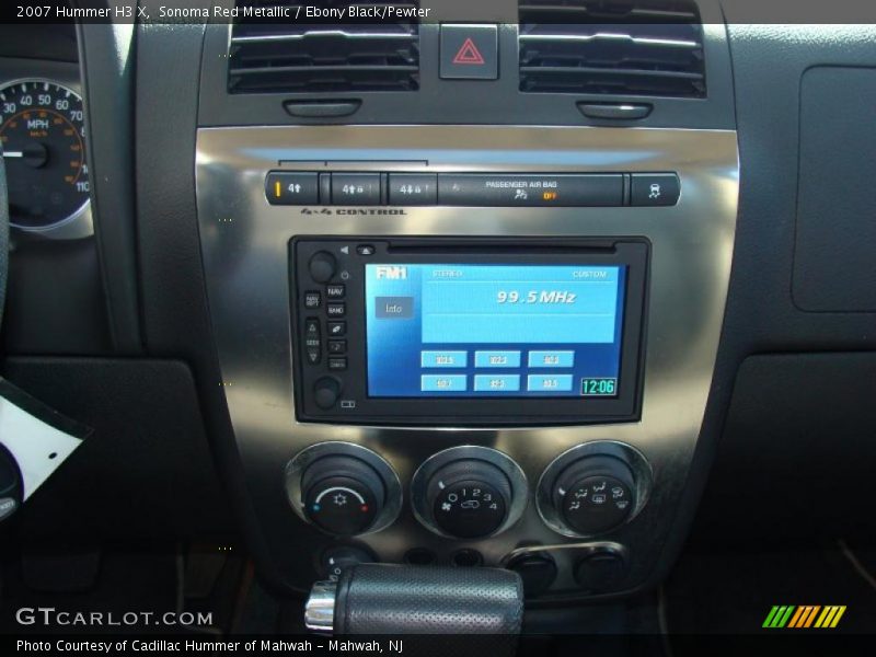 Sonoma Red Metallic / Ebony Black/Pewter 2007 Hummer H3 X