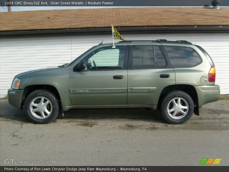 Silver Green Metallic / Medium Pewter 2004 GMC Envoy SLE 4x4
