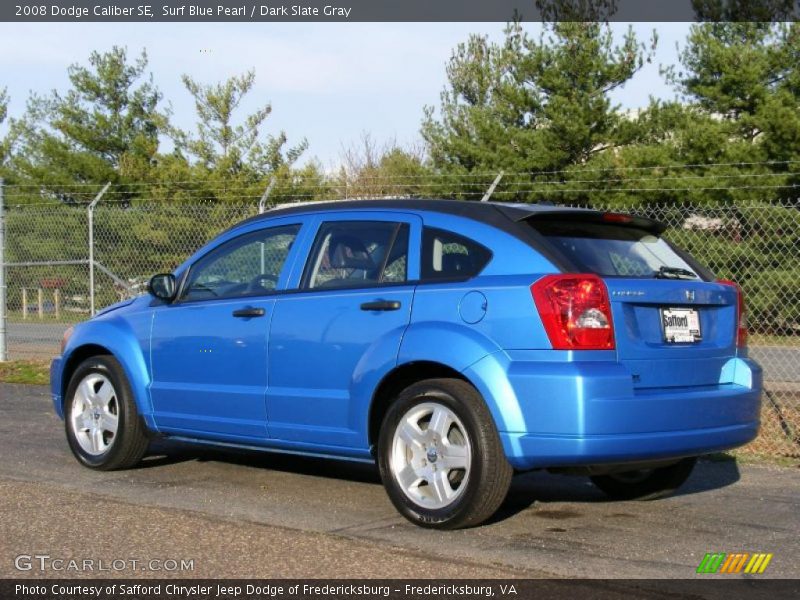 Surf Blue Pearl / Dark Slate Gray 2008 Dodge Caliber SE
