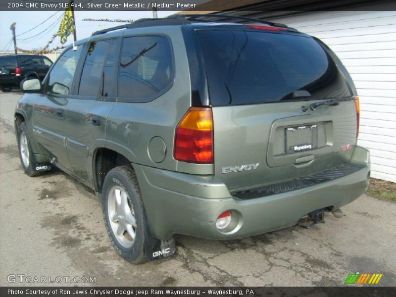Silver Green Metallic / Medium Pewter 2004 GMC Envoy SLE 4x4