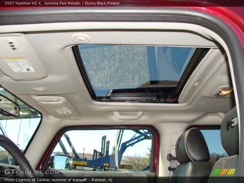 Sonoma Red Metallic / Ebony Black/Pewter 2007 Hummer H3 X