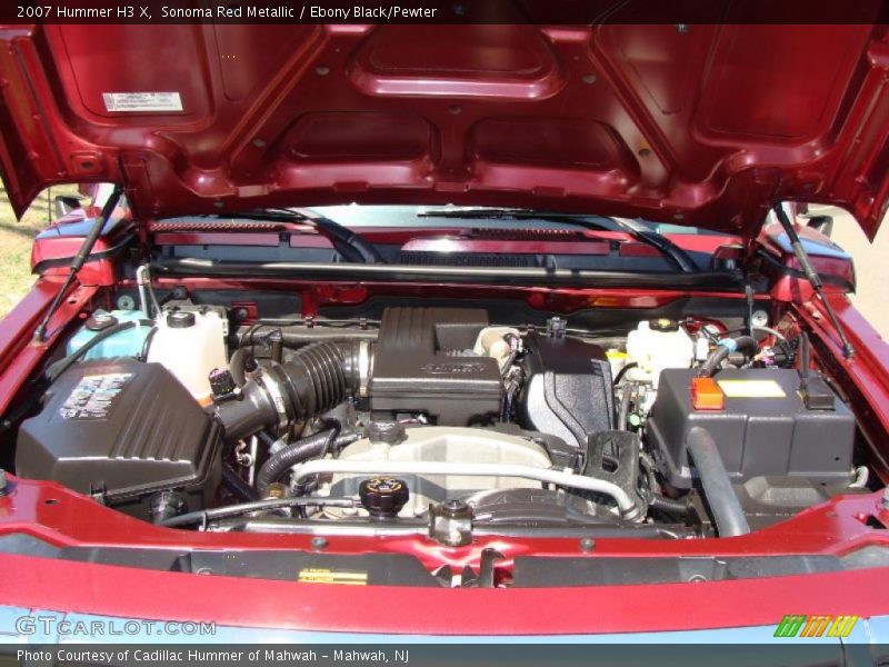 Sonoma Red Metallic / Ebony Black/Pewter 2007 Hummer H3 X