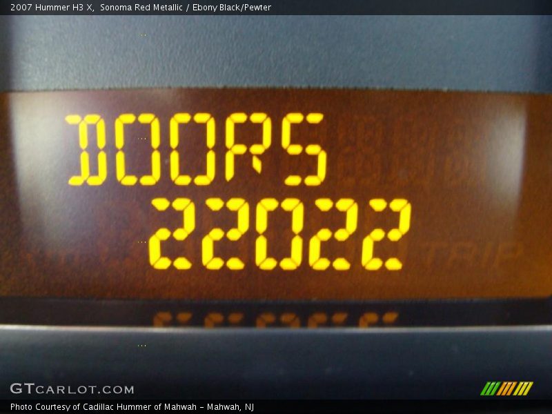 Sonoma Red Metallic / Ebony Black/Pewter 2007 Hummer H3 X